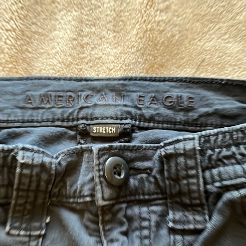 American Eagle Outfitters Black Straight Leg Pants - Picture 2 of 3